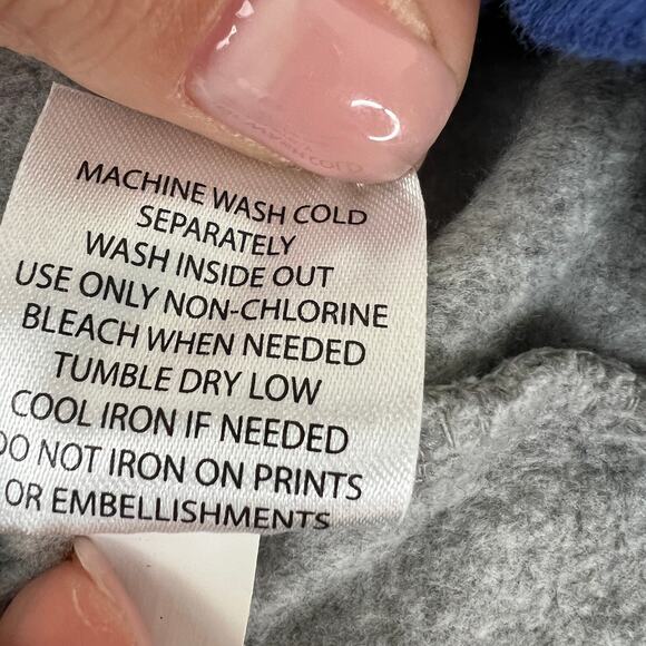 New York KNICKS NBA G-III 4Her by Carl Banks Gray Blue Zip Up Hoodie Size M - Picture 10 of 10